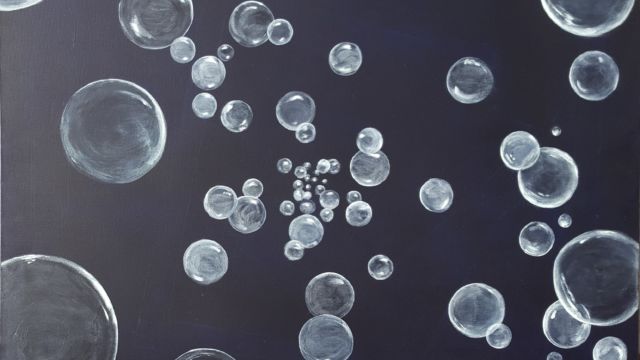 Big Bang - 65x81 cm - Acrylique & peinture en spray sur toile