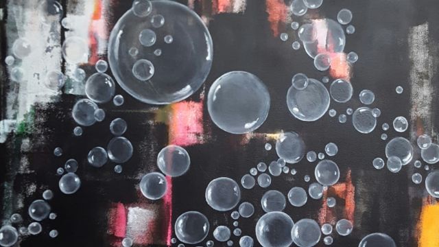 Fiesta - 89x72 cm - Acrylique sur toile