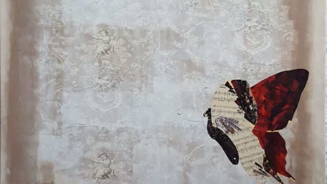 Ludivine au jardin - 100x100 cm