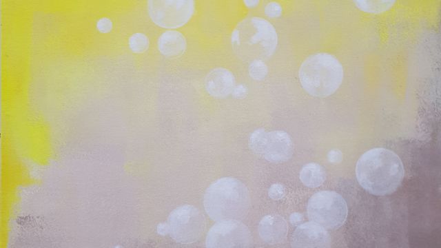 triptyque Rêve Joli Coeur n°3 - 41x33 cm - Acrylique sur toile